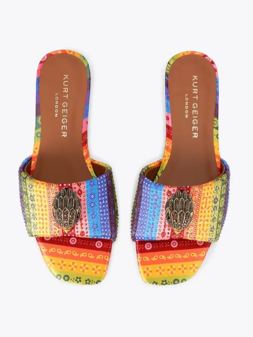 Kurt Geiger London Kensington Flat Sandals - Picture 3 of 10